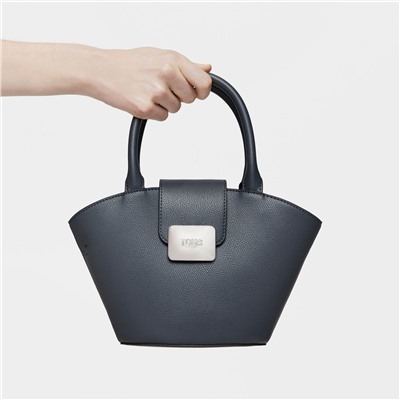 Bolso capazo Lucia - gris oscuro