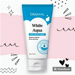 Крем-пенка "White Aqua" для умывания с гиалуроновой кислотой 150 гр
