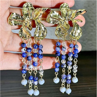 Серьги длинные на гвоздиках арт. 13 3590 (id 276474)