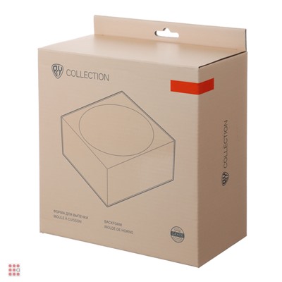 BY COLLECTION  Форма для приготовления торта "Классик" 19х9см, силикон