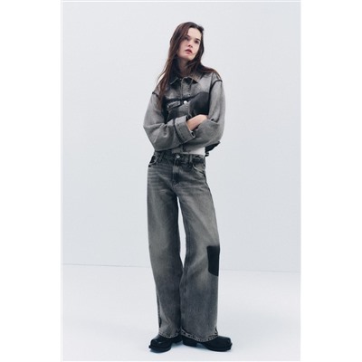 JEANS TRF RELAXED TIRO MEDIO