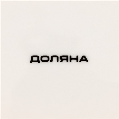 Блюдо Доляна «Зелёный сад», 28×14,5×2 см, фарфор, белое