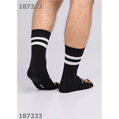 CLEVER Носки муж.К3424 23Ф хл+эл