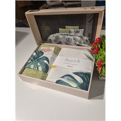 Набор пододеяльник 200x220 см +простынь 240х260 см2+2наволочки50*70)  цвета в карусели