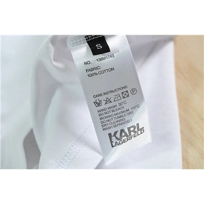 Повседневная хлопковая футболка KARL LAGERFEL*D ОРИГИНАЛ!