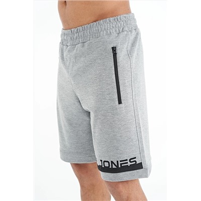 Мужские шорты Albie Grey Melange Standard Fit — 81241 A13ER-81241