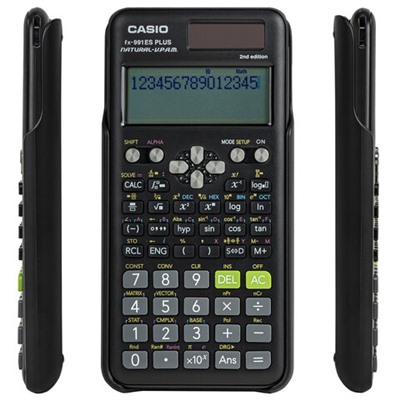 Калькулятор инженерный CASIO FX-991ES PLUS-2 (162х77 мм), 417 функций, двойное питание, сертифицирован для ЕГЭ, FX-991ESPLUS-2S