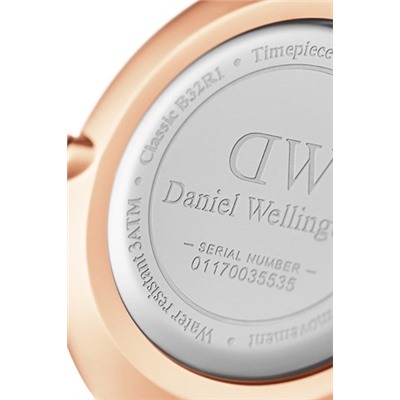Reloj de cuarzo de piel y chapado en oro rosa Petite Sheffield RG