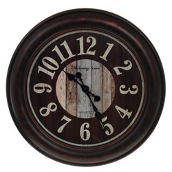 Часы настенные декоративные, L61 W5 H61 см, (1xАА не прилаг.)