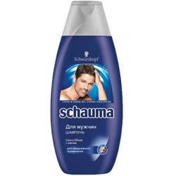 Шампунь для мужчин Schauma (Шаума) Сила и объем с хмелем, 360 мл