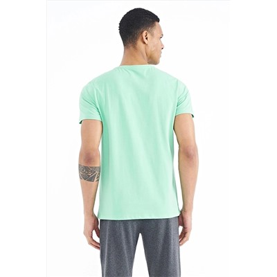 Мужская футболка Frank Water Green Standard Fit — 88219 A11ER-88219