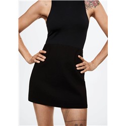 Minifalda cintura elástica -  Mujer | MANGO OUTLET España