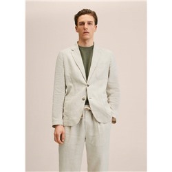 Americana slim fit lino -  Hombre | MANGO OUTLET España