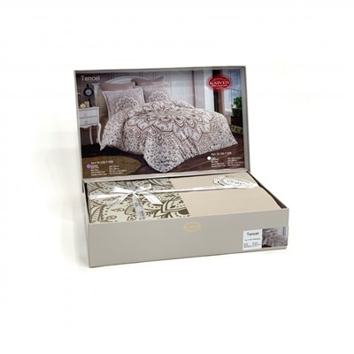 Постельное белье Карвен Digital print  Эксклюзив Тенсел  евро N128-T006