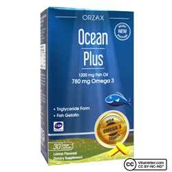 Ocean Plus Омега 3 1200 мг 30 капсул