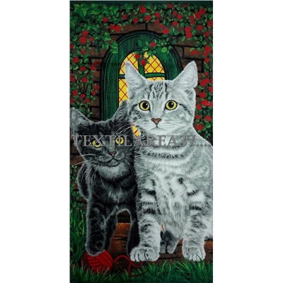 Полотенце пляжное "Котята"