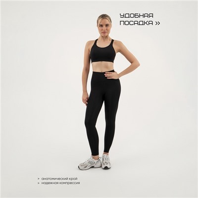 Топ женский Resport, р. 44, цвет чёрный, базовый