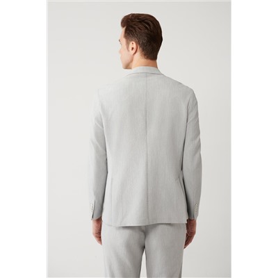 Серый карманный Primed Slit Bi Stretch Jacket