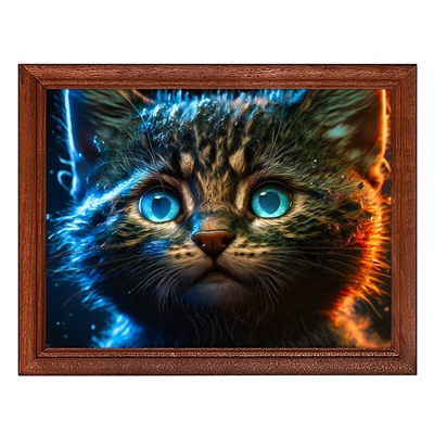 POSG-0336 Постер в рамке 23x17см Котёнок