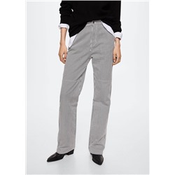 Jeans cargo bolsillos -  Mujer | MANGO OUTLET España