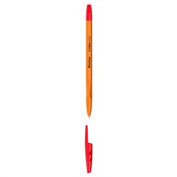 Ручка шариковая Berlingo "Tribase Orange" красная, 0,7мм