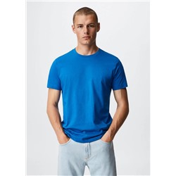 Camiseta básica algodón sostenible -  Hombre | MANGO OUTLET España