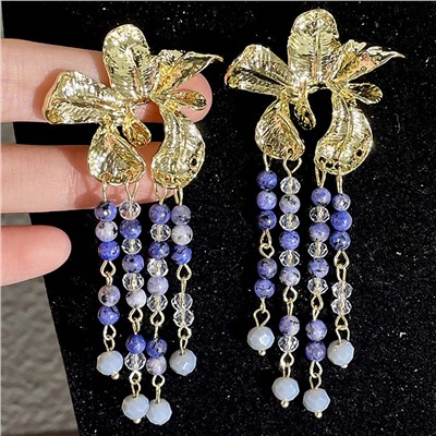 Серьги длинные на гвоздиках арт. 13 3590 (id 276474)