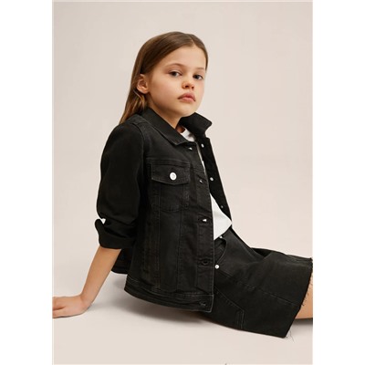 Falda denim bajo deshilachado -  Niña | MANGO OUTLET España