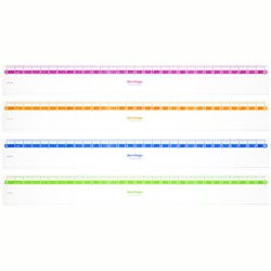 Линейка 30см Berlingo "Color", пластиковая, прозрачная