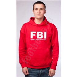 Мужская толстовка с капюшоном "FBI"