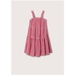 Vestido cuadro vichy -  Niña | MANGO OUTLET España