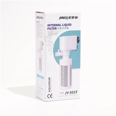 Фильтр внутренний JINGYE JY-501F, 500 л/ч, 6 Вт
