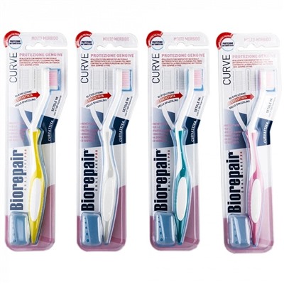 Зубная щетка Biorepair CURVE Protezione Gengive UltraSoft