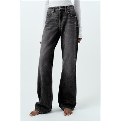 JEANS TRF RECTOS TIRO BAJO