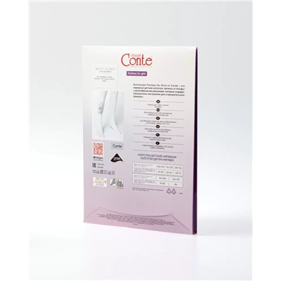 CONTE BEAUTY Колготки из микрофибры с рисунком