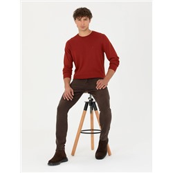 Kiremit Slim Fit Bicycle Olcalar Basic Coskack с смешанным шерстью