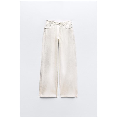 JEANS LOOSE TRF FOIL TIRO MEDIO