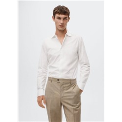 Camisa traje slim fit algodón -  Hombre | MANGO OUTLET España