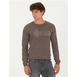 Vizon Melanj Slim Fit Bicycle Yaka Knitwear Свитер