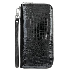 Женский кожаный кошелек 1110 BLACK