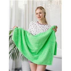 Полотенце махровое Донецкая Мануфактура Plait Зеленое