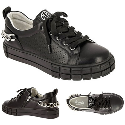 Полуботинки Kenka 323-12 black ( 2,5)