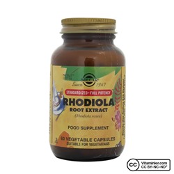 Solgar Экстракт корня родиолы 60 капсул