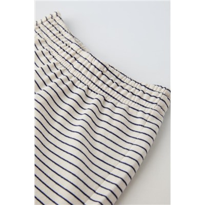 CONJUNTO FELPA SUDADERA Y BERMUDA RAYAS