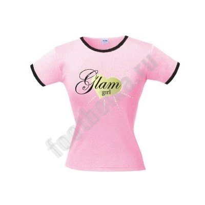 Футболка "GlamGirl" стразы swarovski SALE