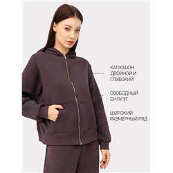 Жакет женский в коричневом цвете