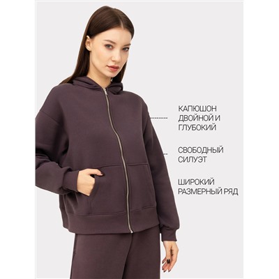 Жакет женский в коричневом цвете
