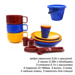 Набор для пикника на 3 персоны / П-54-16ТХ /уп 2/