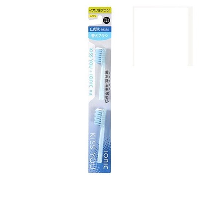 HUKUBA DENTAL Сменные головки для ионной зубной щётки КЛАССИЧЕСКОЙ с КОСЫМ срезом (Средней жёсткости) 2 шт. / 240