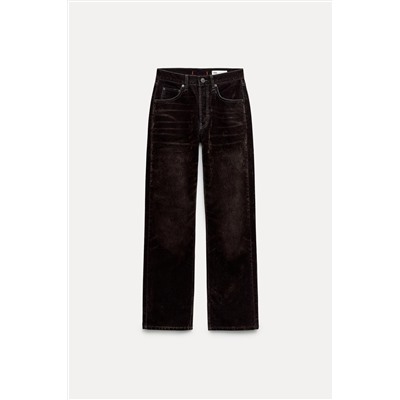 JEANS ZW COLLECTION RELAXED TIRO MEDIO TERCIOPELO